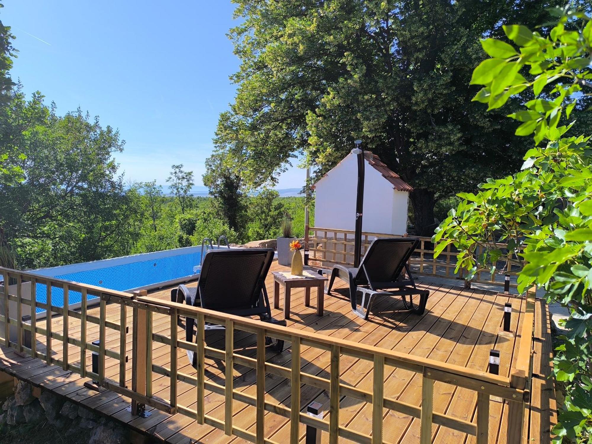 Holiday Home Lucija "" Private House With Pool "" Jablanac Exterior photo